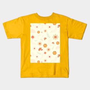 Boho Sunshine Pattern Kids T-Shirt